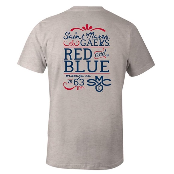 Saint Mary’s College Gales Hand Type Tee NWT L - Picture 2 of 5